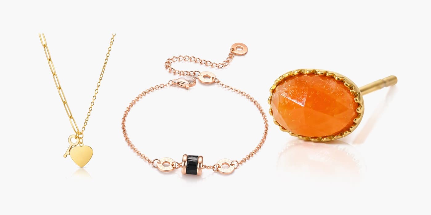 Gold Minimalist Jewelry Set