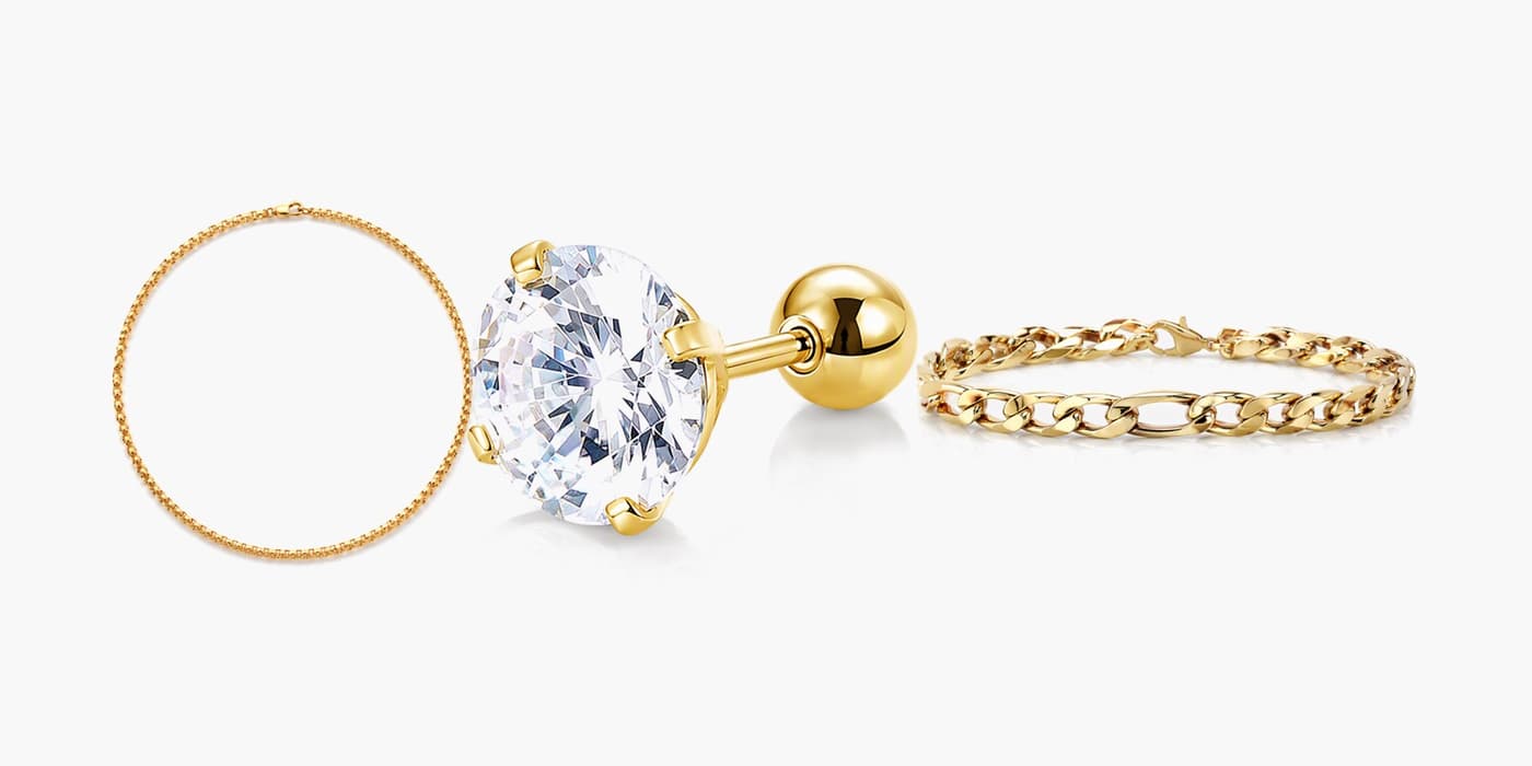 Gold Classic Jewelry Stack
