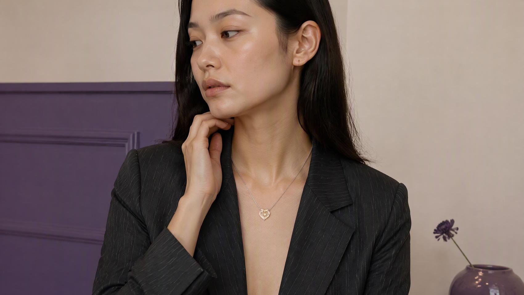 Dainty Heart Pendant Necklace