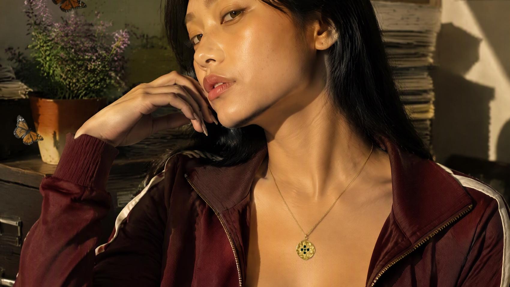 Vintage Coin Pendant Necklace
