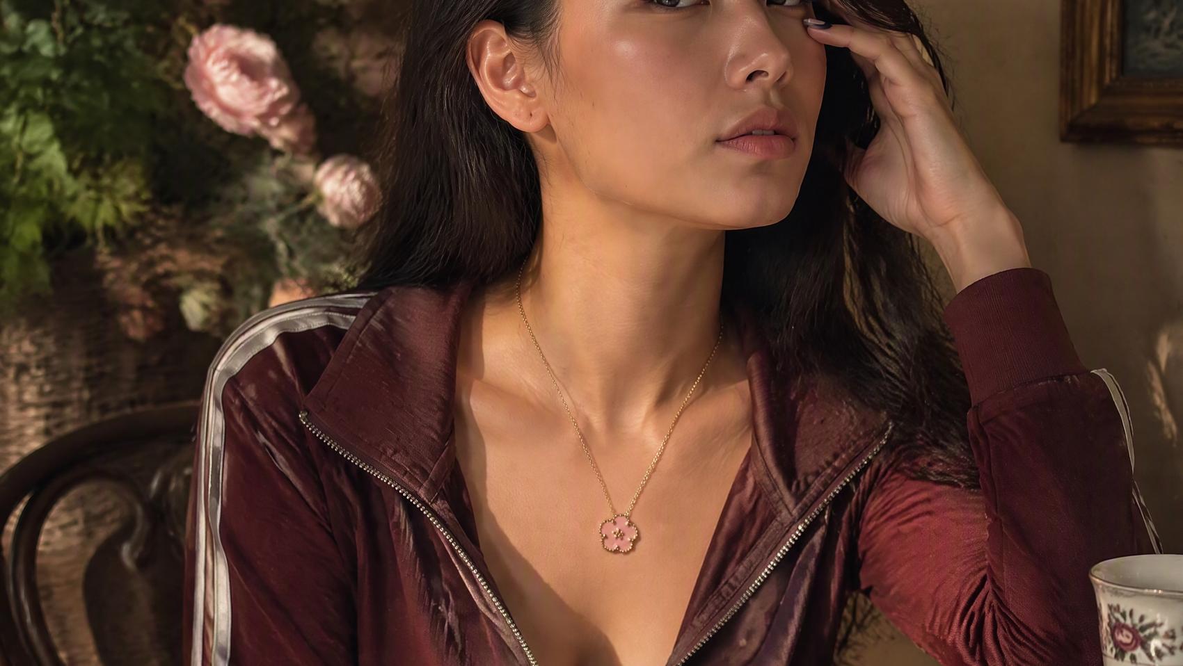 Dainty Flower Pendant Necklace