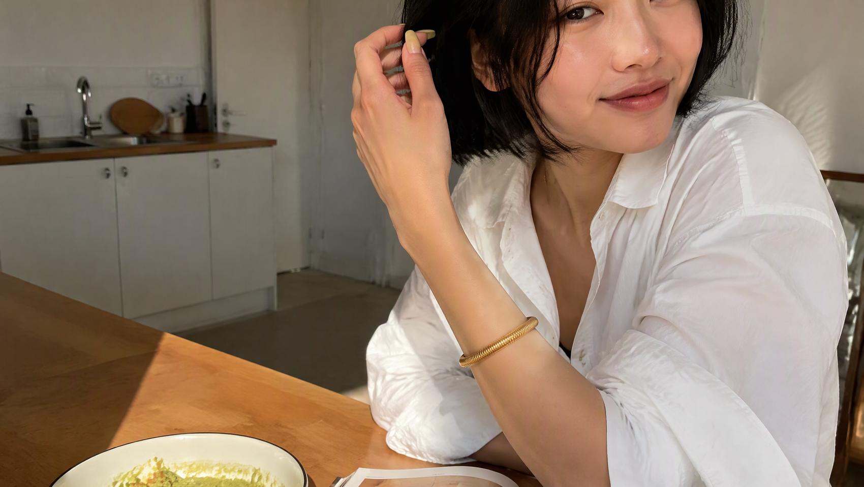 Ribbed Bangle