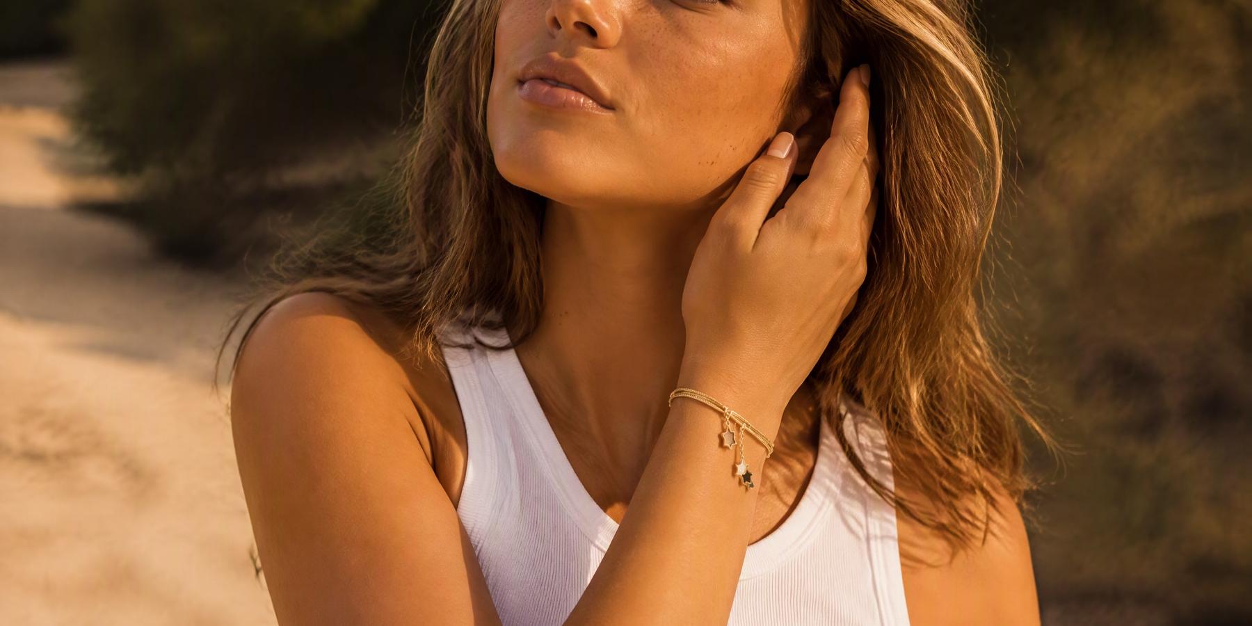 Gold Minimalist Star Jewelry Stack