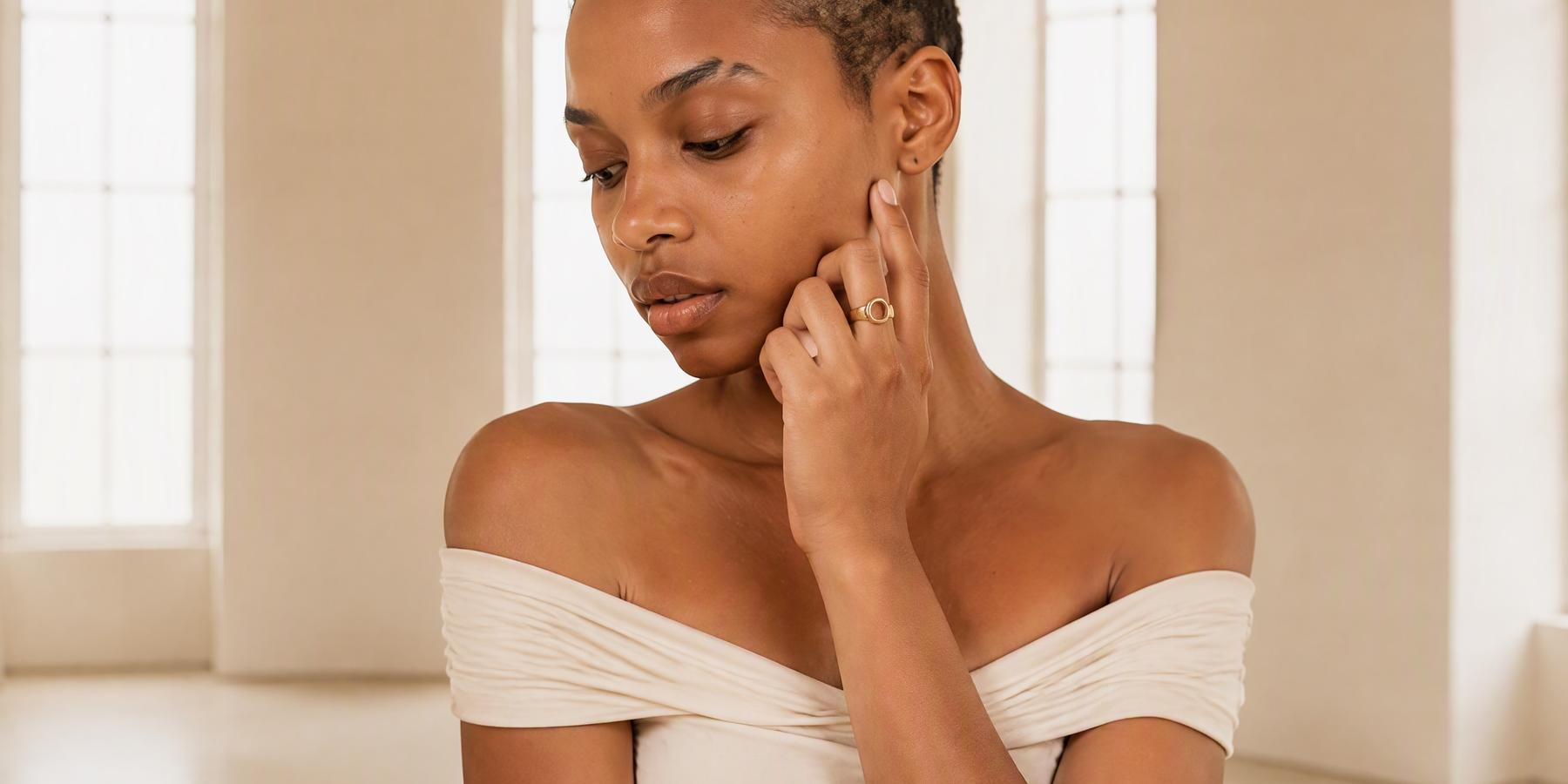 Gold Minimalist Jewelry Set
