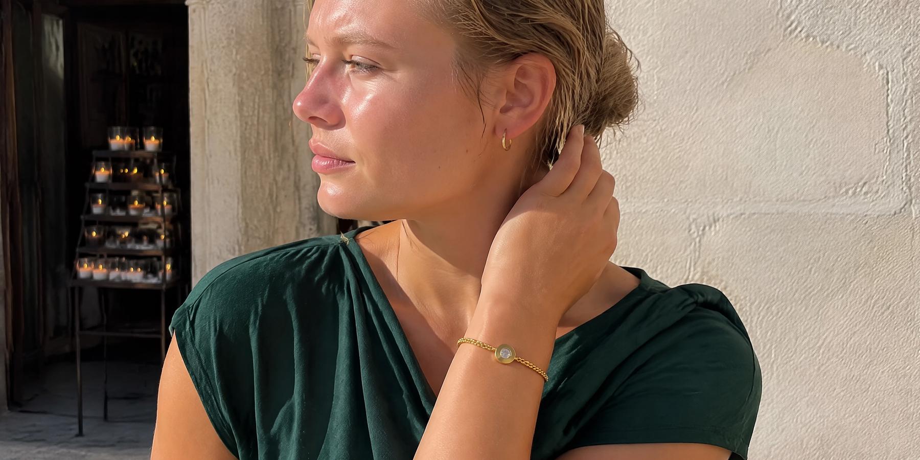Gold Minimalist Jewelry Layered Set