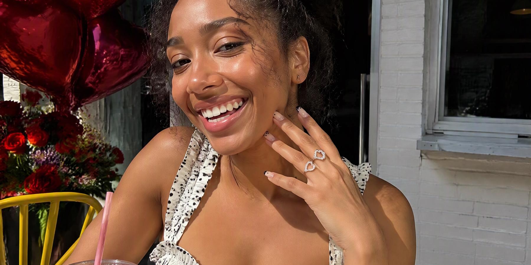 Dainty Open Heart Ring