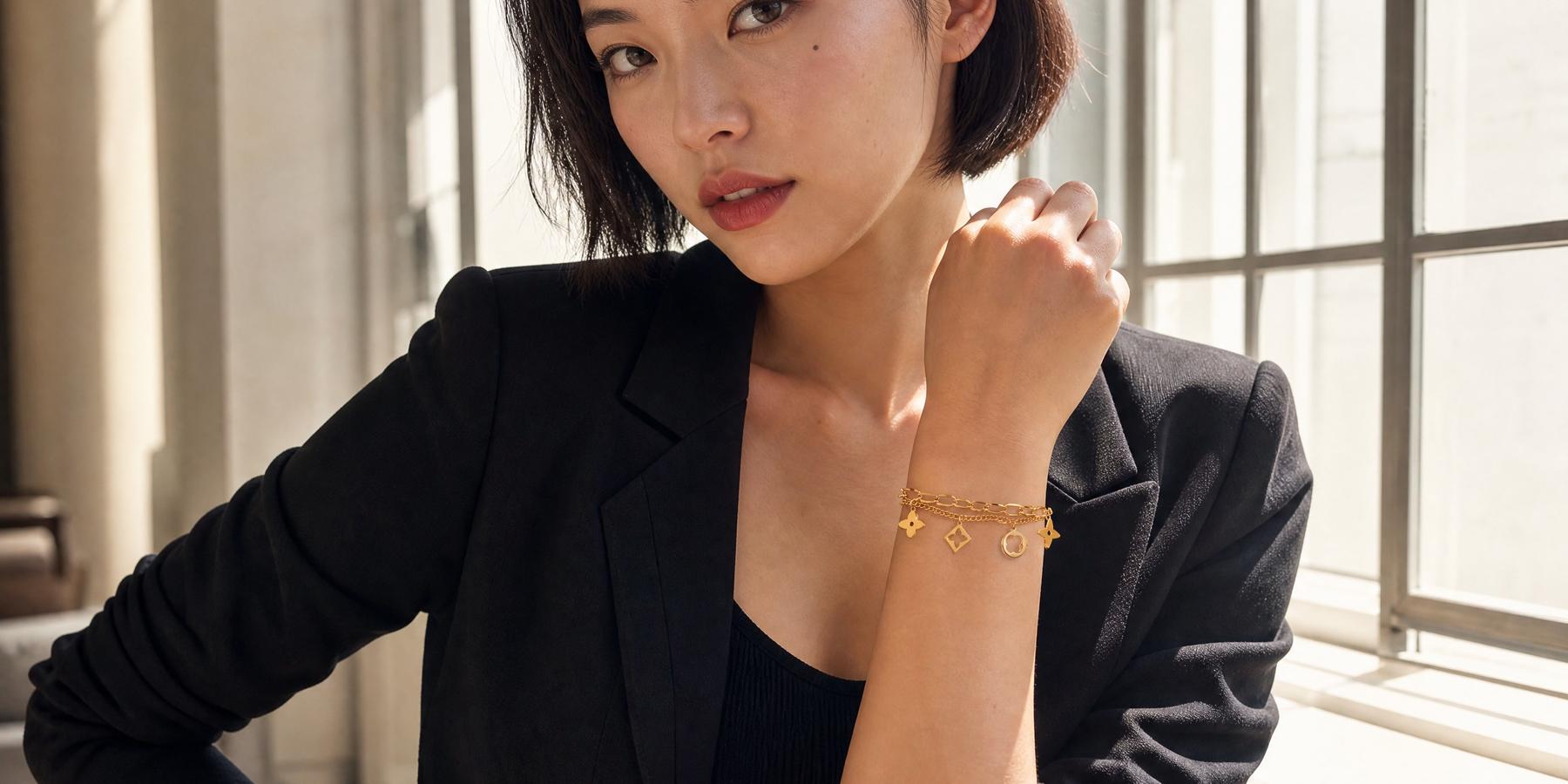 Trendy Geometric Charm Bracelet