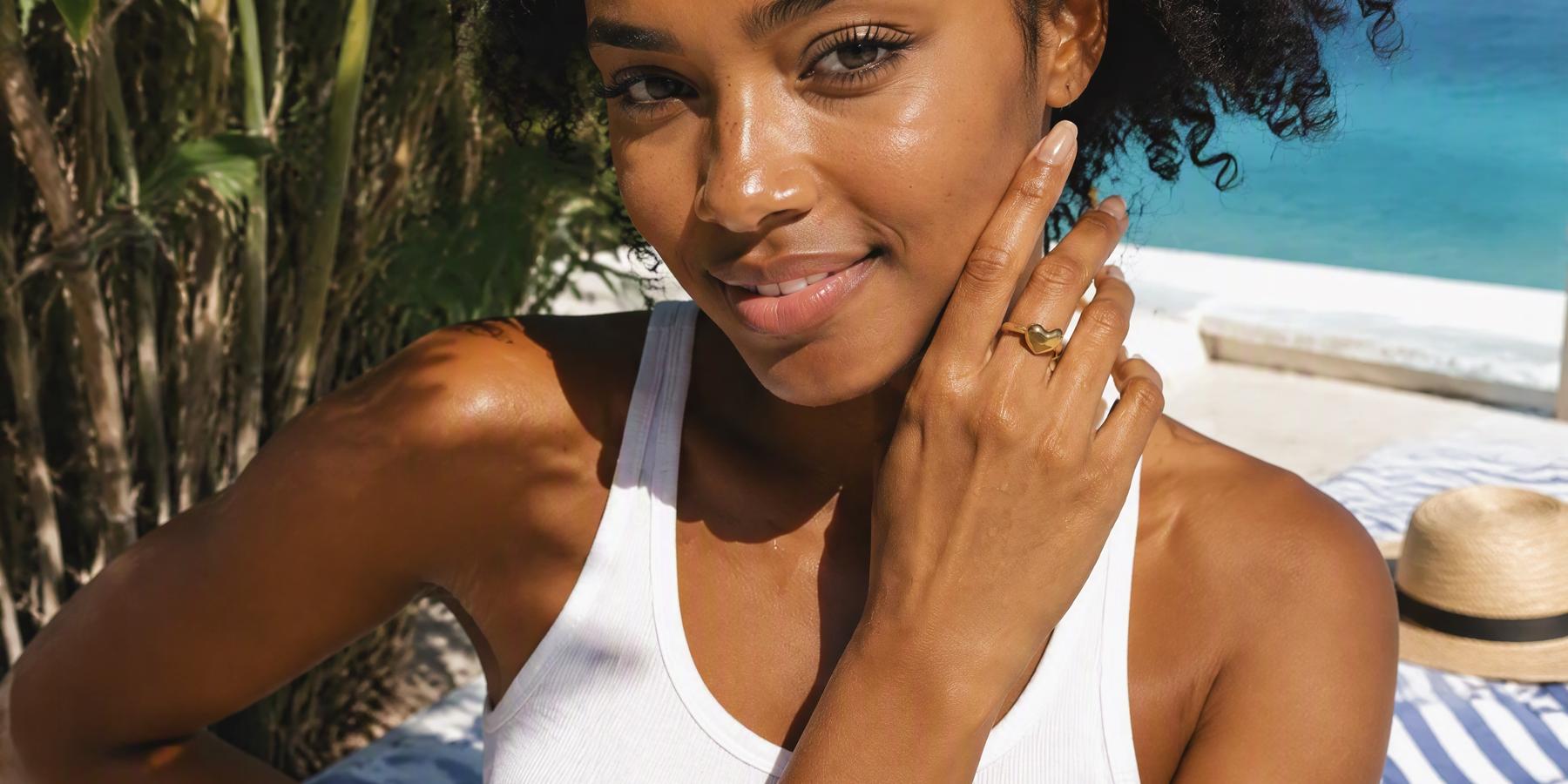 Cute Heart Open Cuff Ring