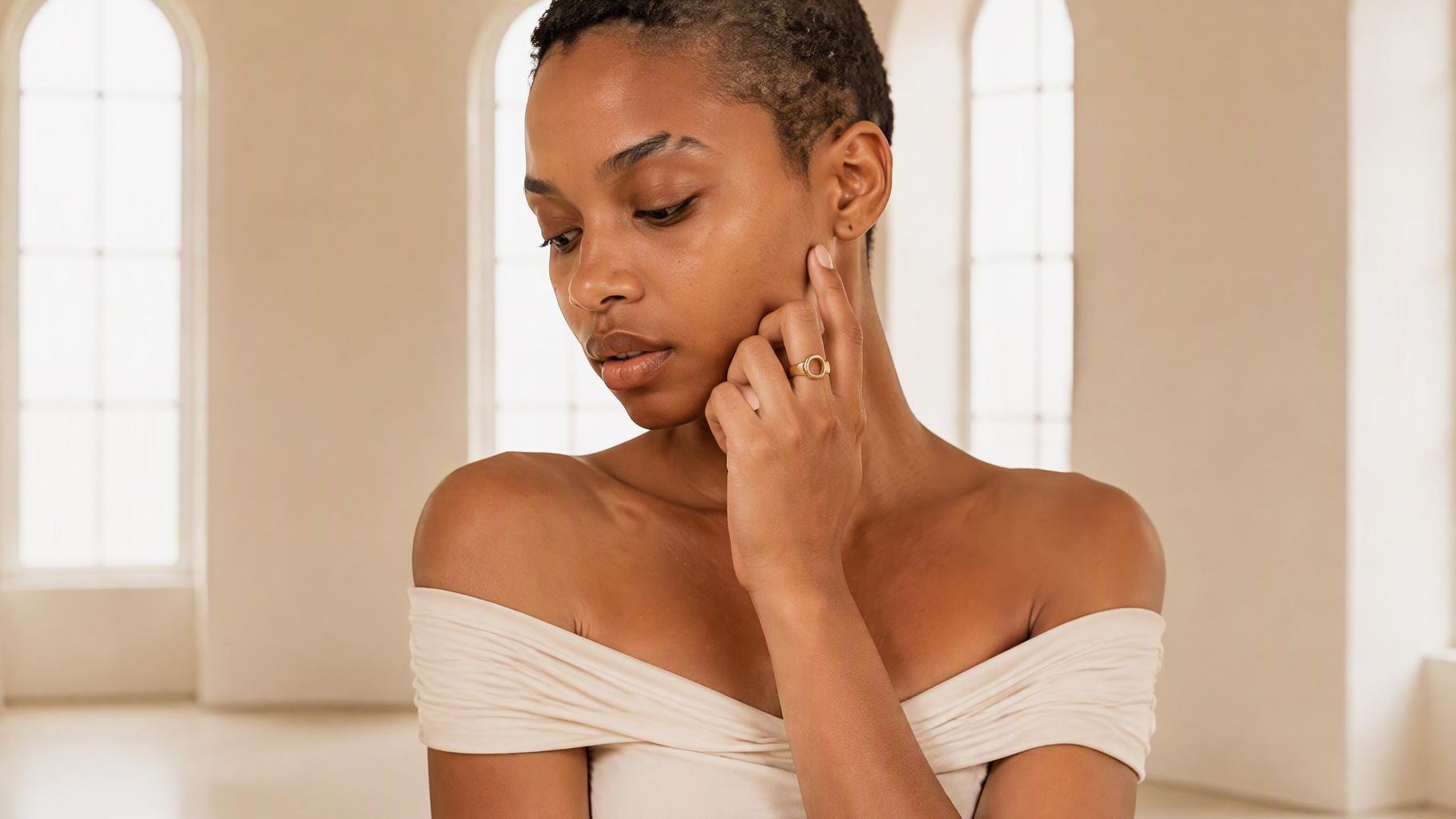 Gold Minimalist Jewelry Set