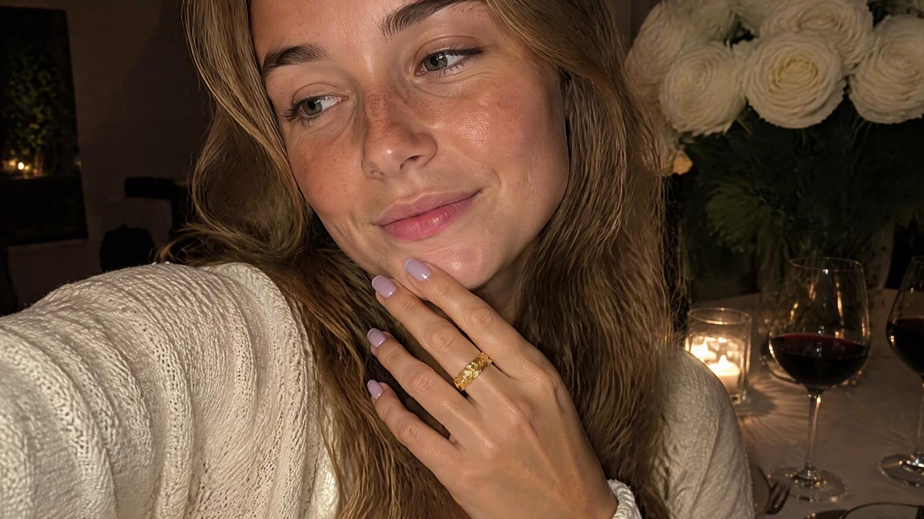 Gold Jewelry Layered Set