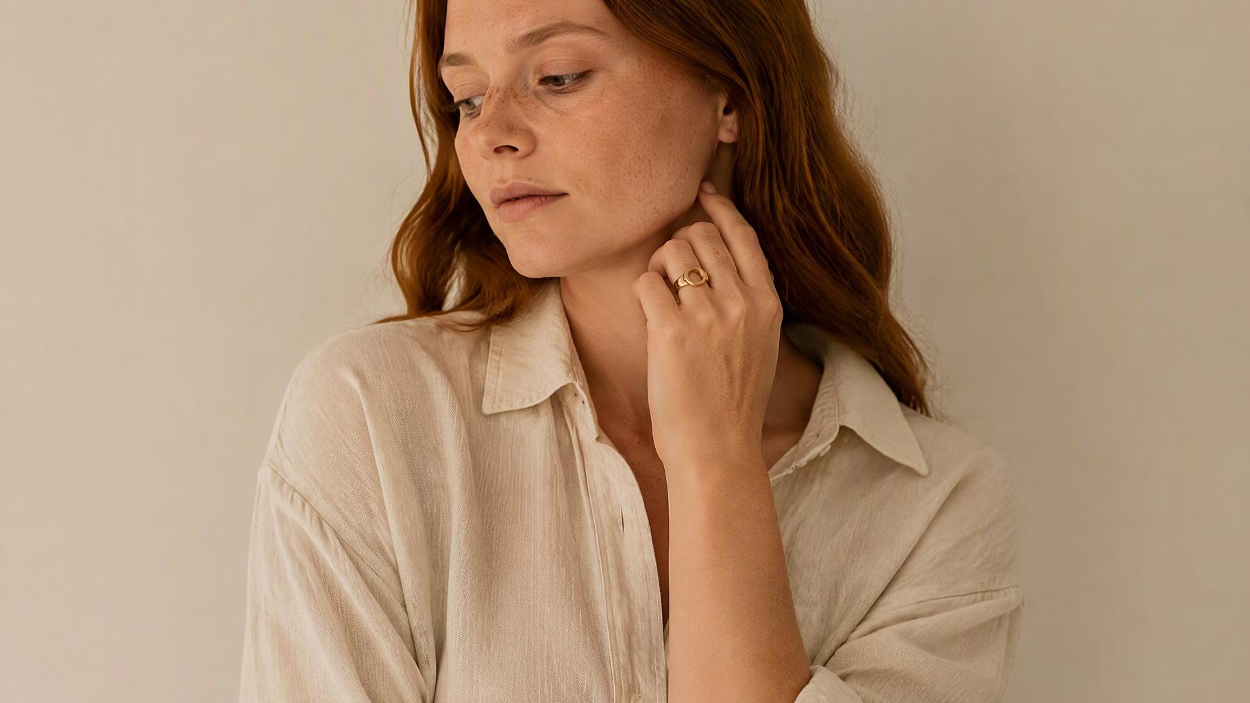 Gold Minimalist Jewelry Set