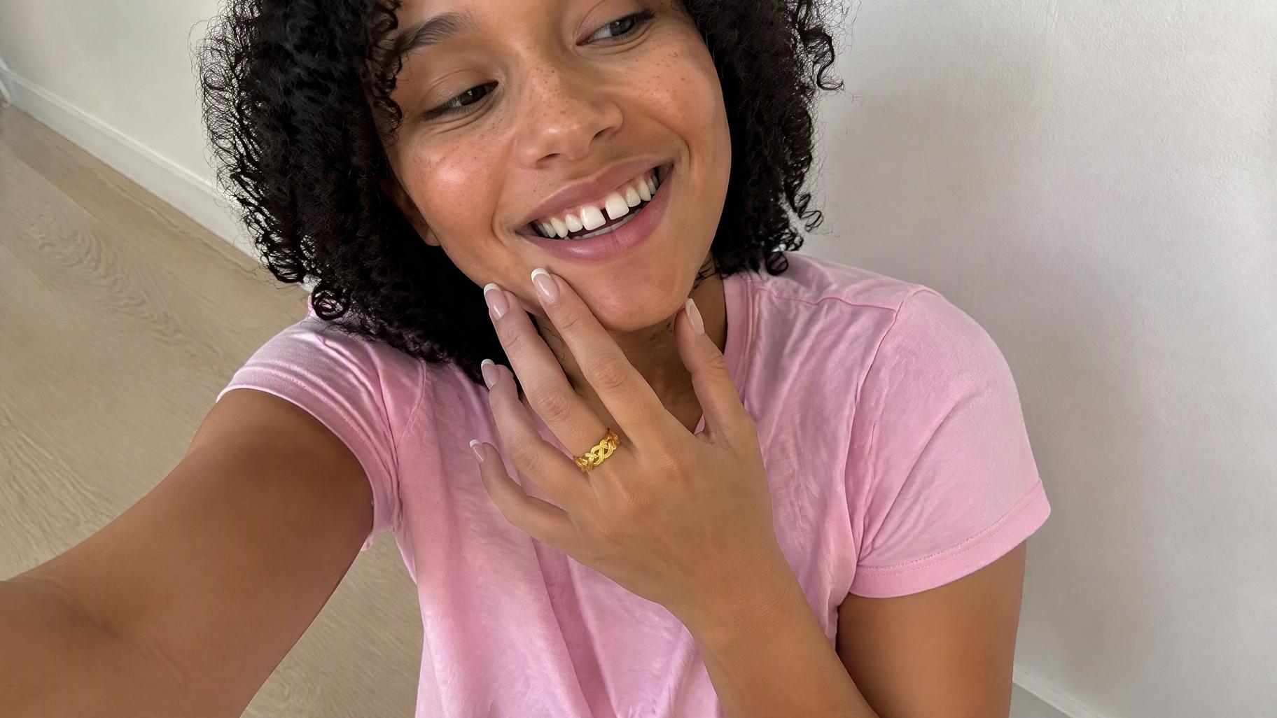 Gold Classic Bar Jewelry Set