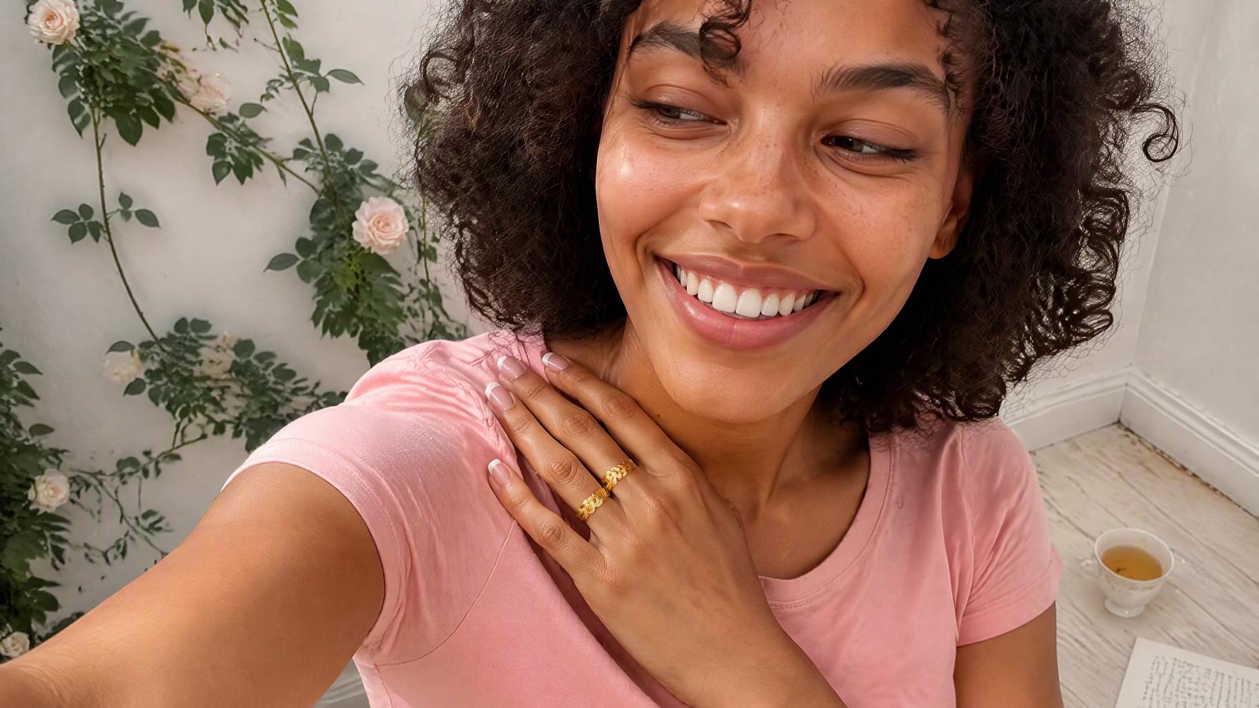 Gold Jewelry Layered Set