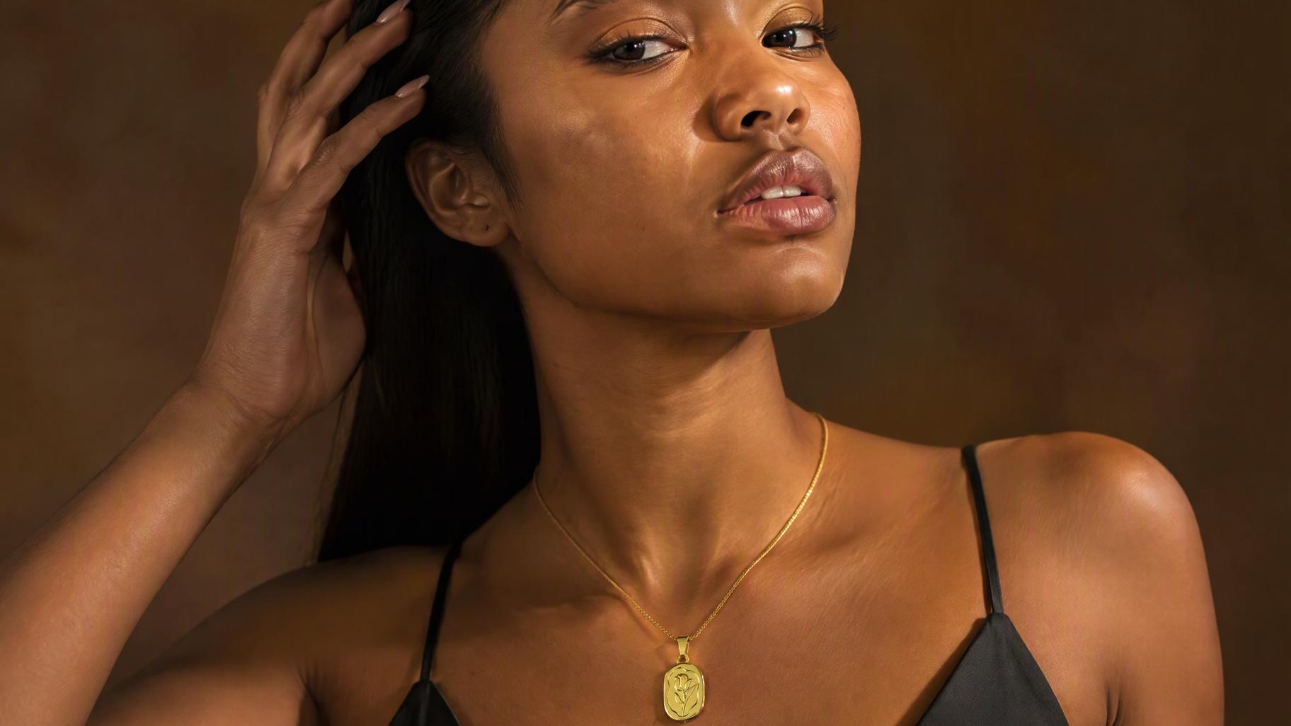 Gold Minimalist Heart Jewelry Gift Set