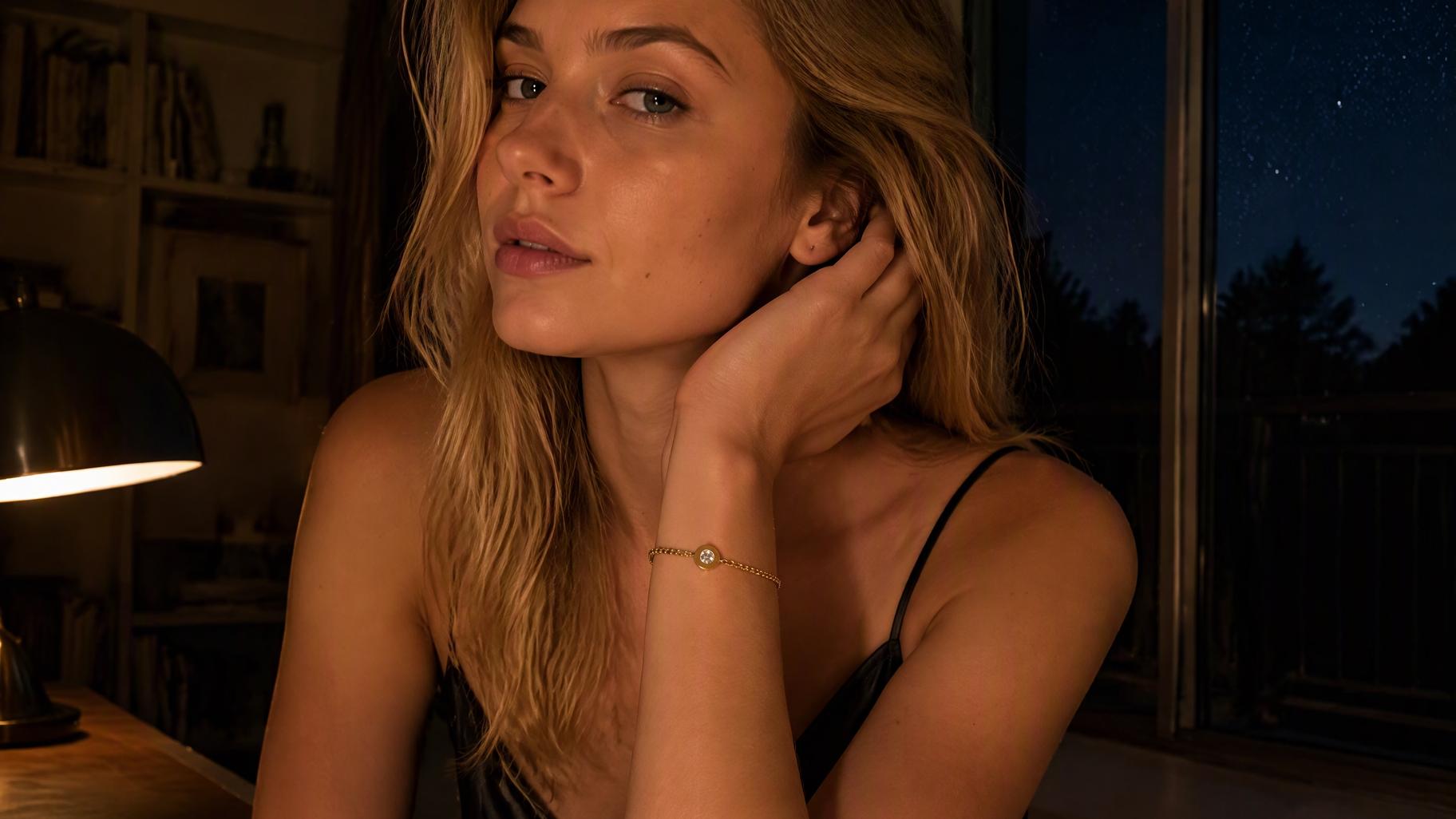 Gold Minimalist Jewelry Layered Set