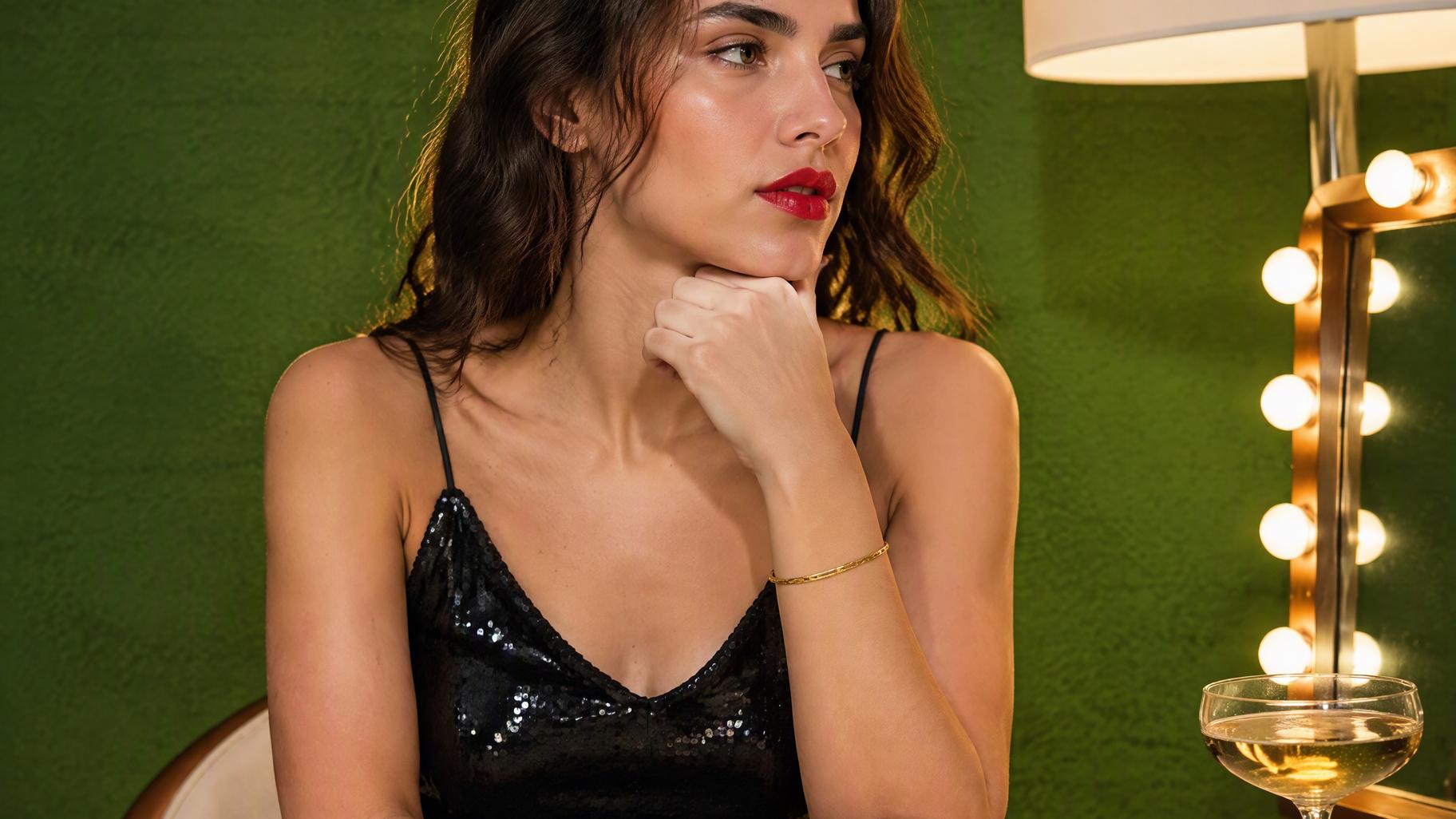 Classic Gold Circle Jewelry Layering Set