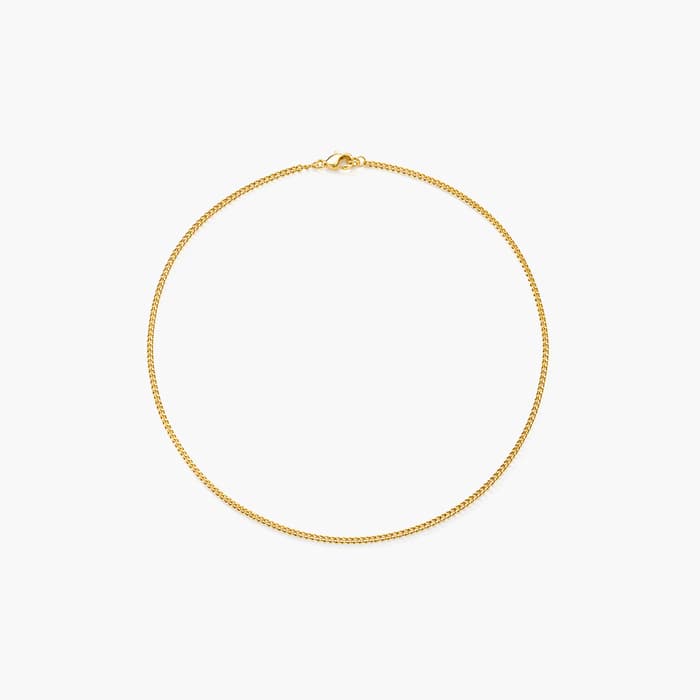 Dainty Flat S Chain Necklace