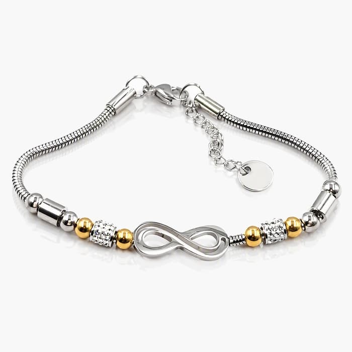 Infinity Snake Chain Bracelet