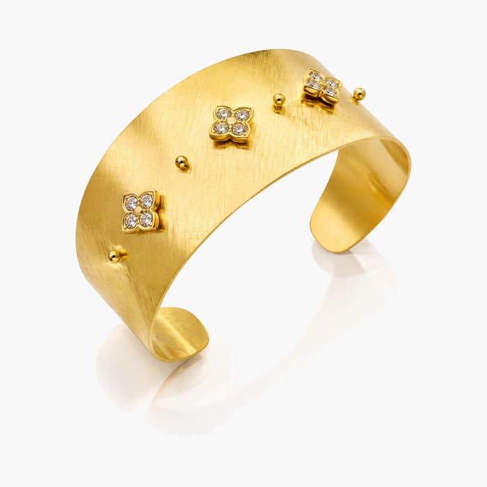 Charm Open Cuff Bracelet