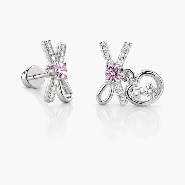 Cute Bow Knot Stud Earrings