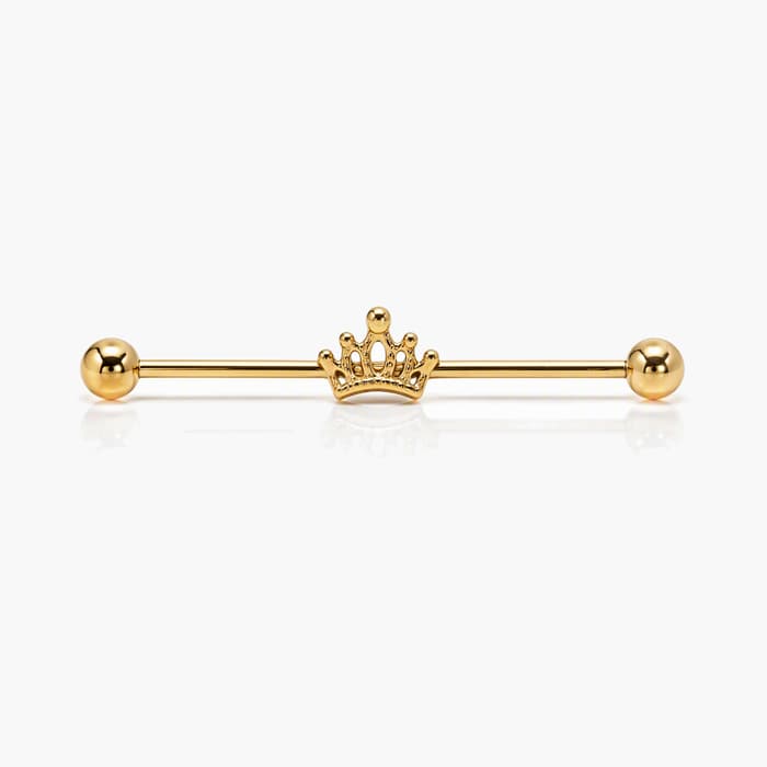 Crown Charm Barbell