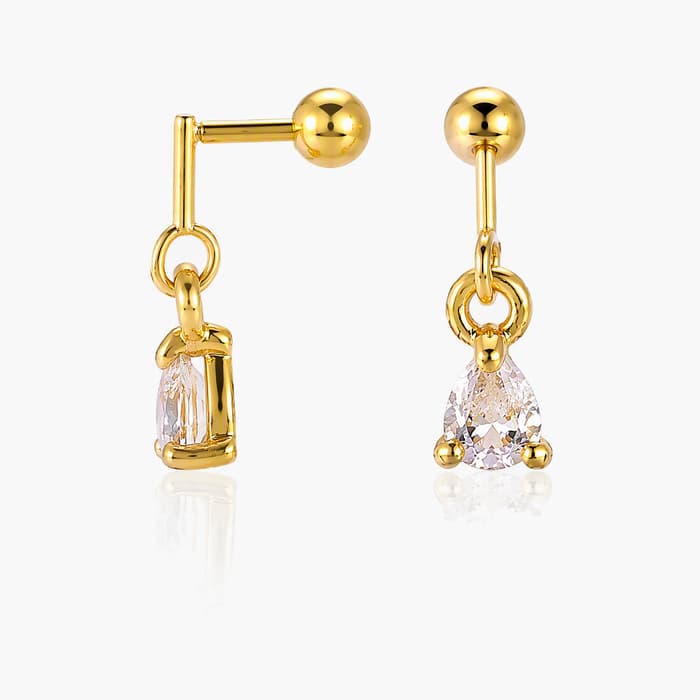 Dainty Star Flower Charms Earrings