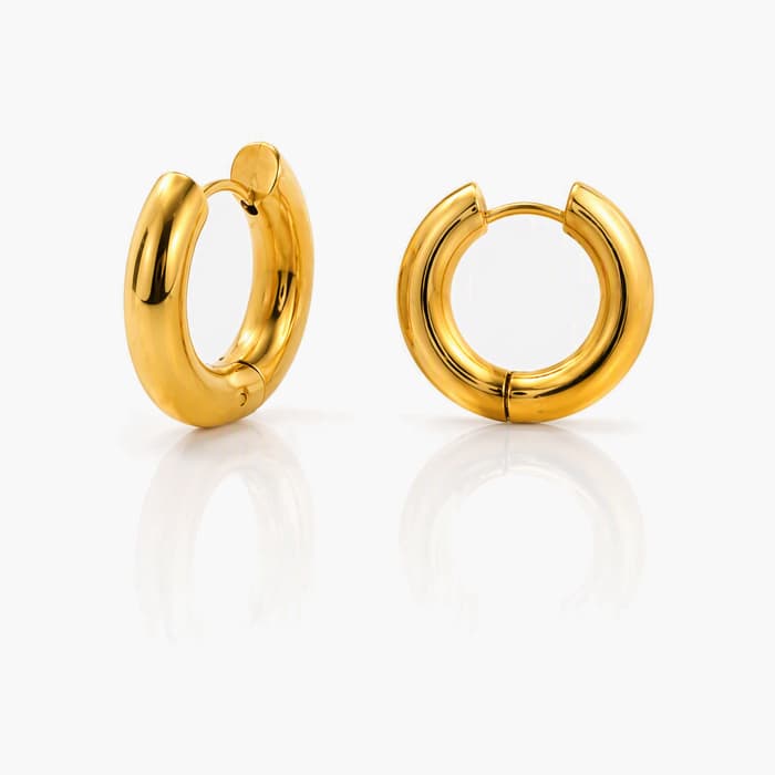 Minimalist Open Cuff Hoop Earrings