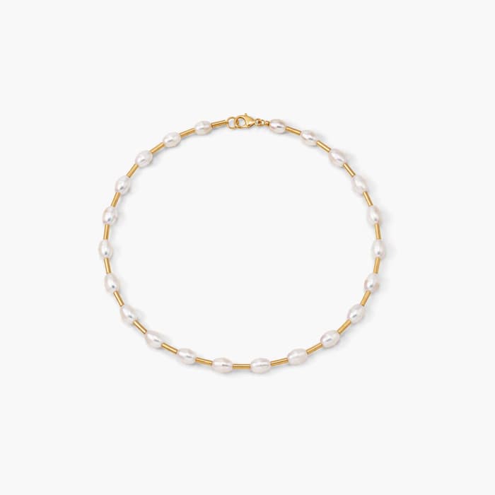 Minimalist Bar Link Necklace