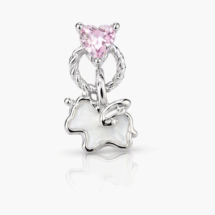 Cute Bunny Charm Stud Earrings