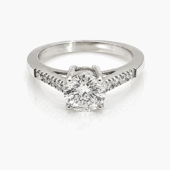 Elegant Single Stone Ring