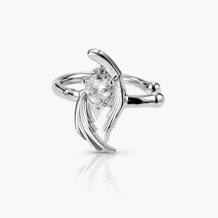 Dainty Angel Wing Ring
