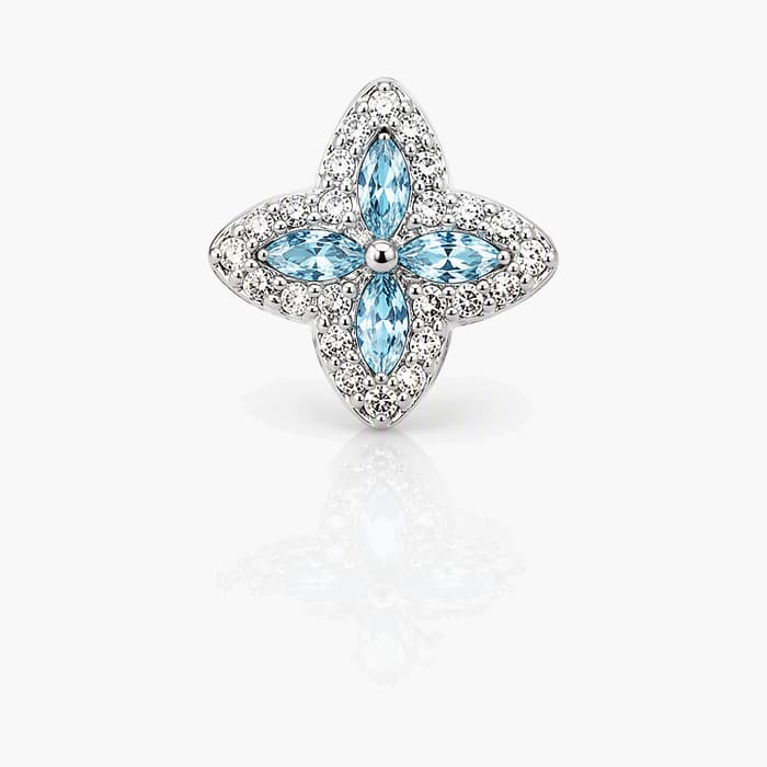 Dainty Four-Leaf Clover Stud Earrings