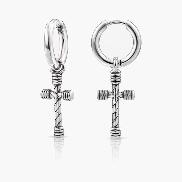 Gothic Charm Huggie Earrings
