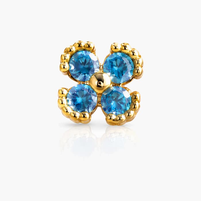 Dainty Floral Nose Stud