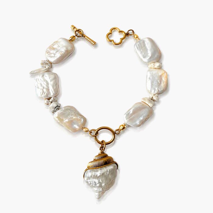 Boho Seashell Charm Bracelet