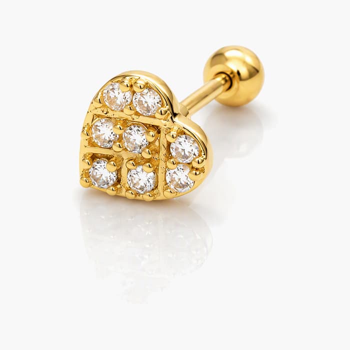 Cute Heart Stud Earrings