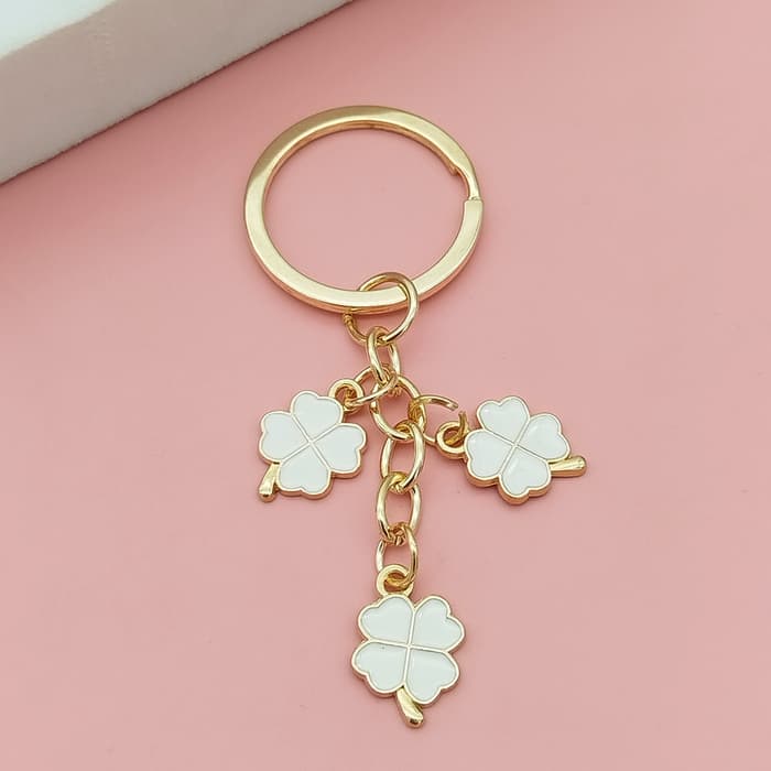 Cute Four-Leaf Clover Keychain