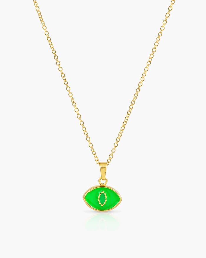 Dainty Evil Eye Pendant Necklace