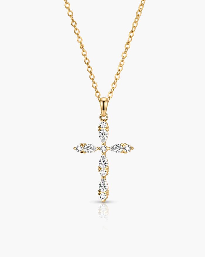 Elegant Cross Pendant Necklace