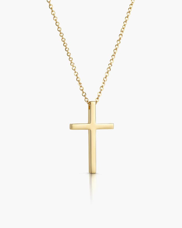 Minimalist Cross Pendant Necklace