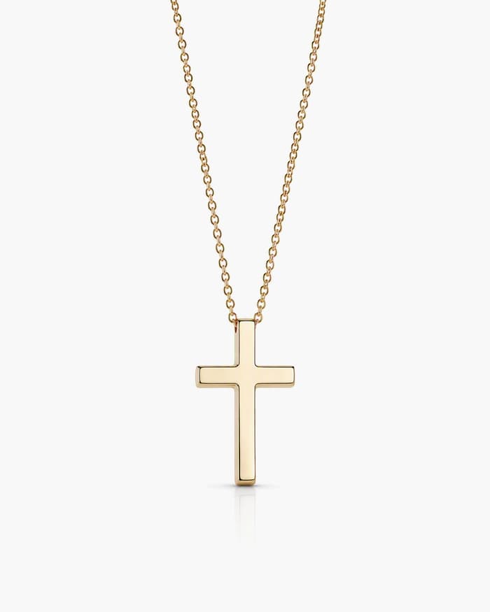 Minimalist Cross Pendant Necklace