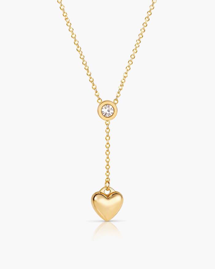 Dainty Heart Charm Necklace