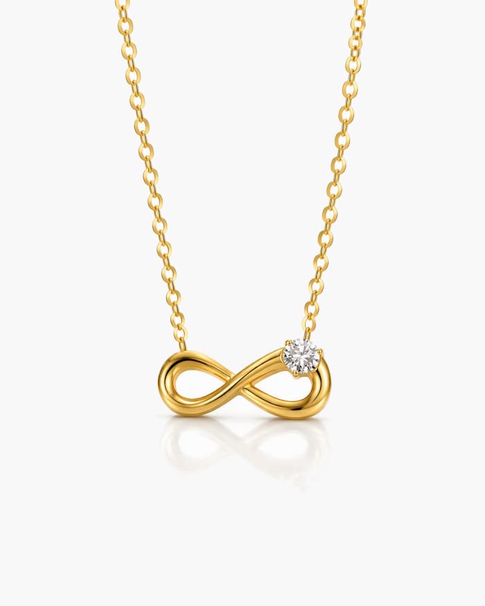 Dainty Infinity Pendant Necklace