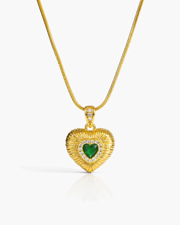 Heart Charm Pendant Necklace