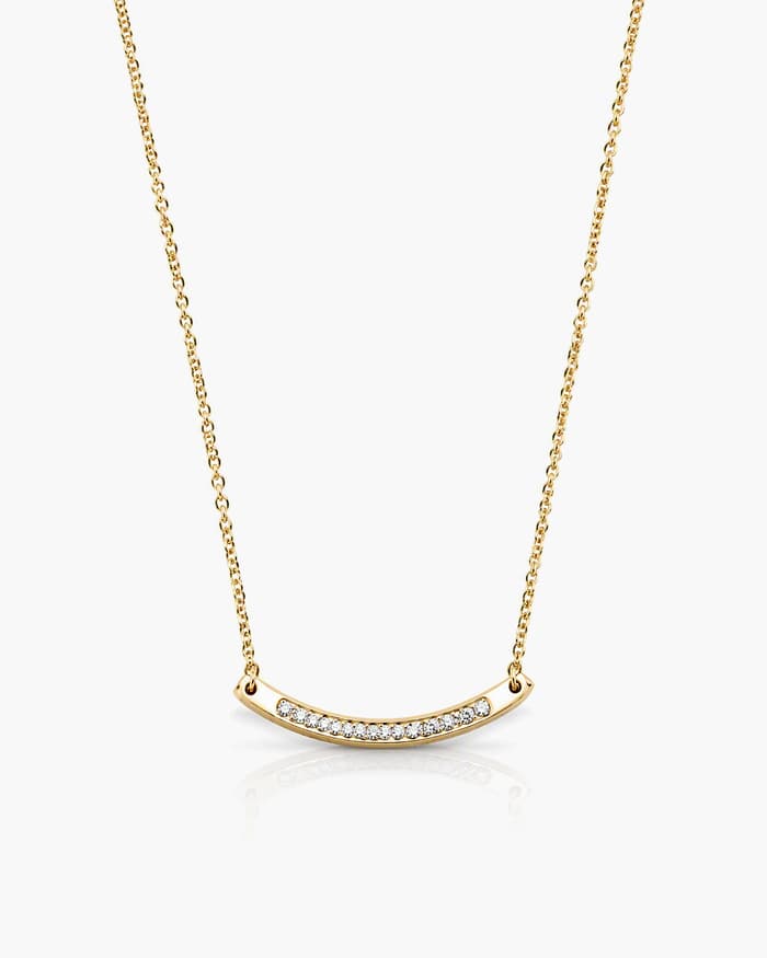 Minimalist Bar Pendant Necklace