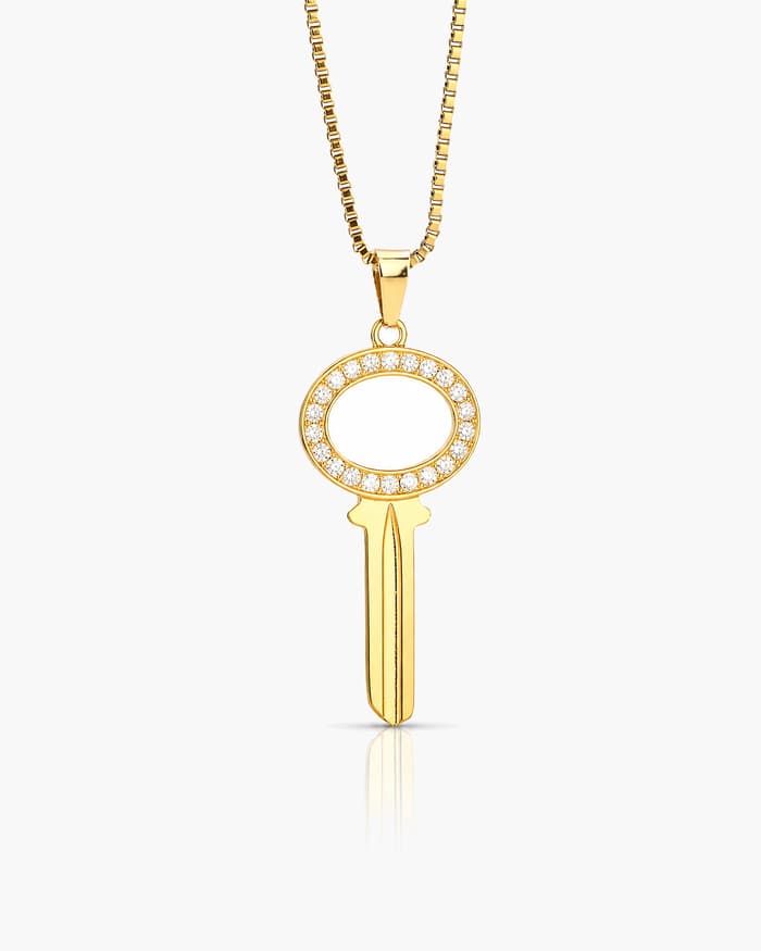 Trendy Key Pendant Necklace