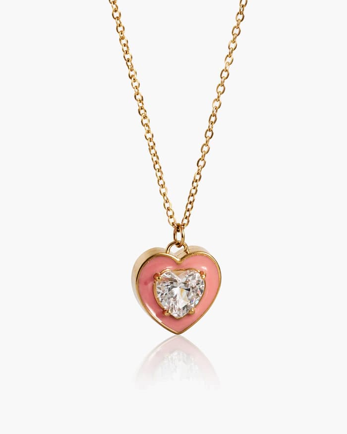 Cute Heart Pendant Necklace