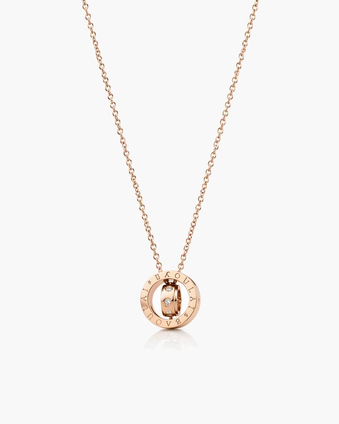 Dainty Circle Disc Necklace