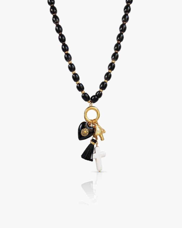 Trendy Heart Charm Necklace