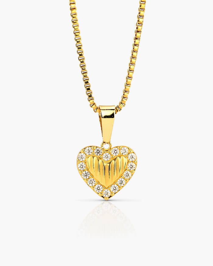 Cute Heart Pendant Necklace
